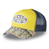 Casquette Vondutch Jaune/Bleu/Beige Trucker Snapback ETHNIK