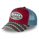 Casquette Vondutch Rouge/Bleu/Blanc Trucker Snapback ETHNIK