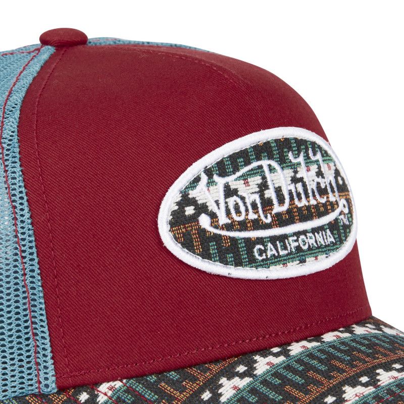 Casquette Vondutch Rouge/Bleu/Blanc Trucker Snapback ETHNIK