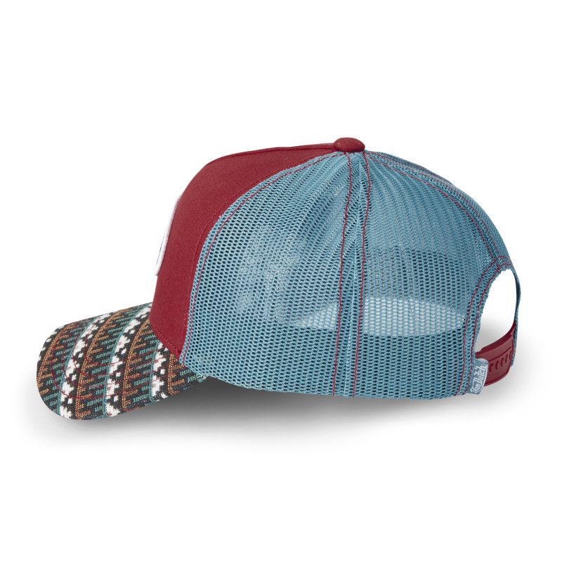 Casquette Vondutch Rouge/Bleu/Blanc Trucker Snapback ETHNIK