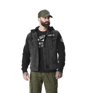 Image of Veste en Jean Bi-matière