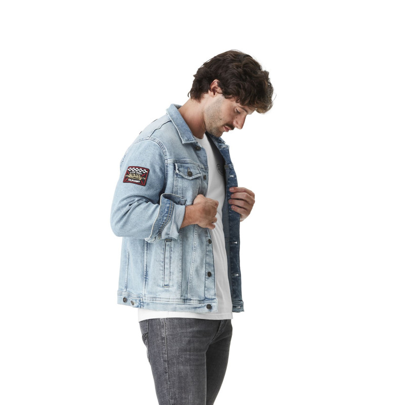 Veste en Jean effet Délavé Mi saison Bleue MAX | Homme - Vondutch | Von Dutch