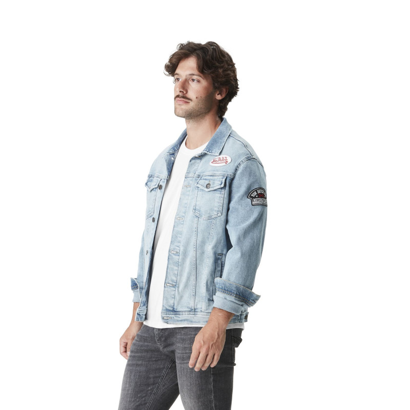 Veste en Jean effet Délavé Mi saison Bleue MAX | Homme - Vondutch | Von Dutch