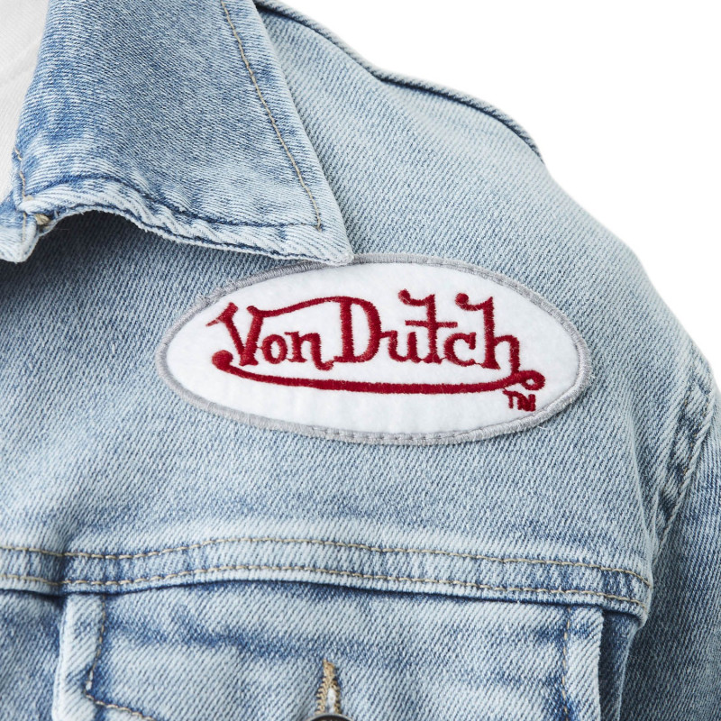 Von Dutch men's blue denim Used jacket