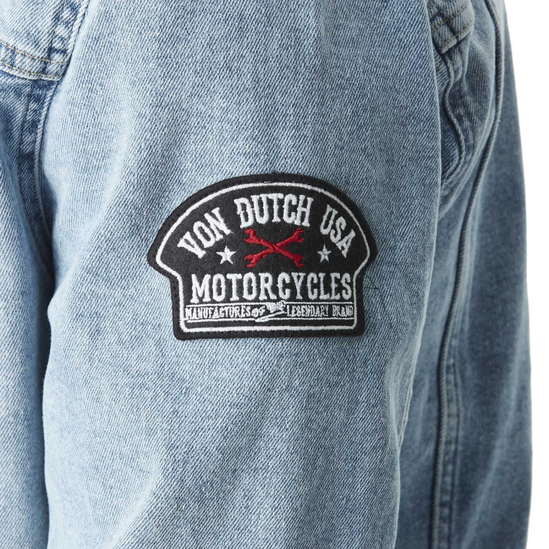 Veste en Jean effet Délavé Mi saison Bleue MAX | Homme - Vondutch | Von Dutch