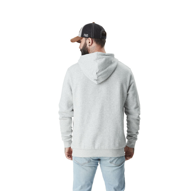 Sweat à Capuche Gris Molletoné LOGAN | Homme - Vondutch | Von Dutch
