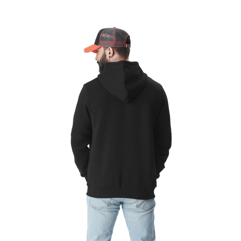 Sweat à Capuche Noir Molletoné LOGAN | Homme - Vondutch | Von Dutch