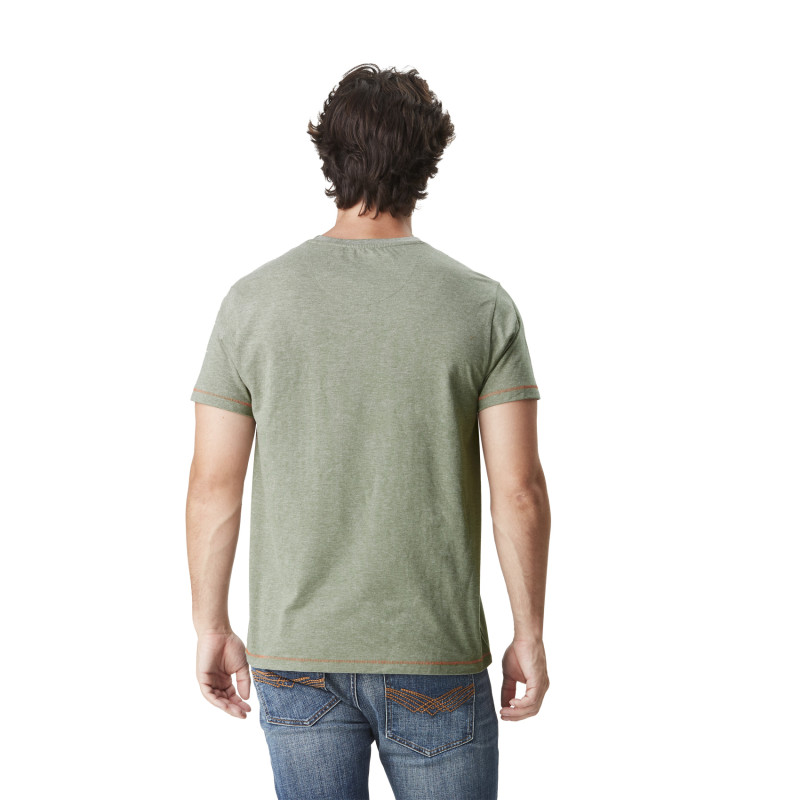 Tee Shirt Vert coupe Régular Col rond FLAG | Homme - Vondutch