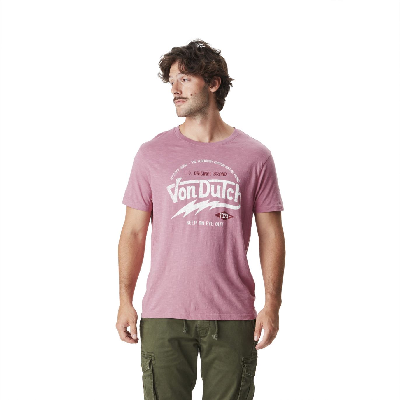 Tee Shirt Rose coupe Regular Col rond KEEP | Homme - Vondutch