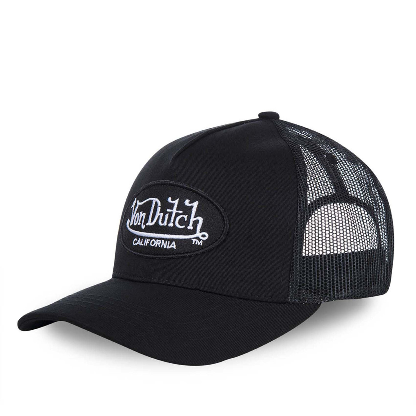 Casquette Enfant Vondutch Noir/Blanc Trucker Strapback / Boucle LOFB