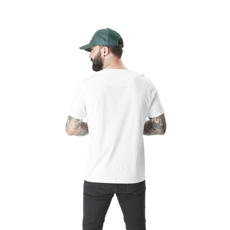 Tee Shirt Blanc coupe Régular Col rond OIL | Homme - Vondutch
