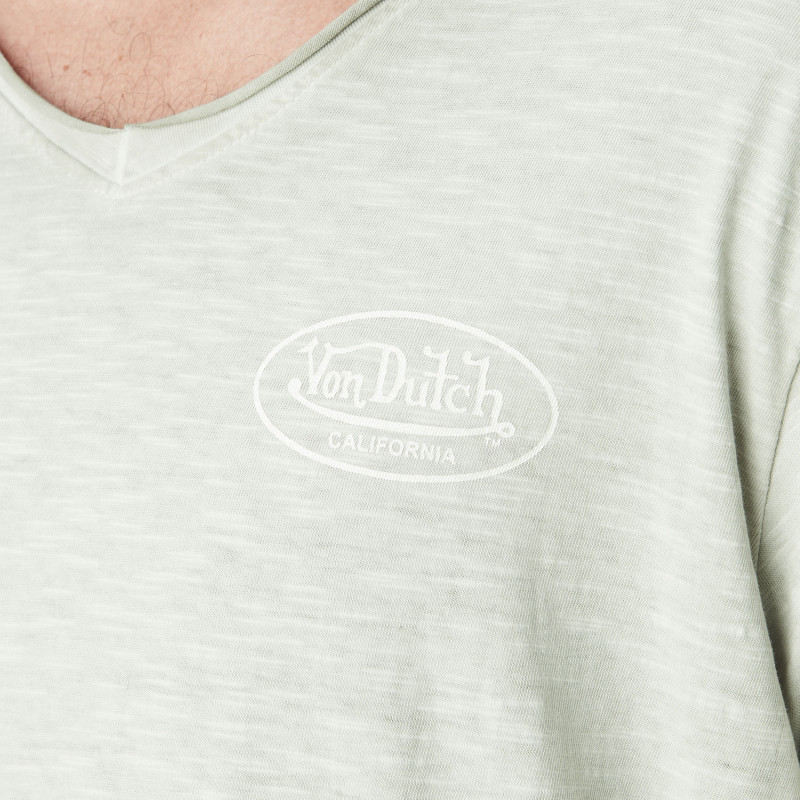 Tee Shirt Gris coupe Regular Col V SPEED | Homme - Vondutch