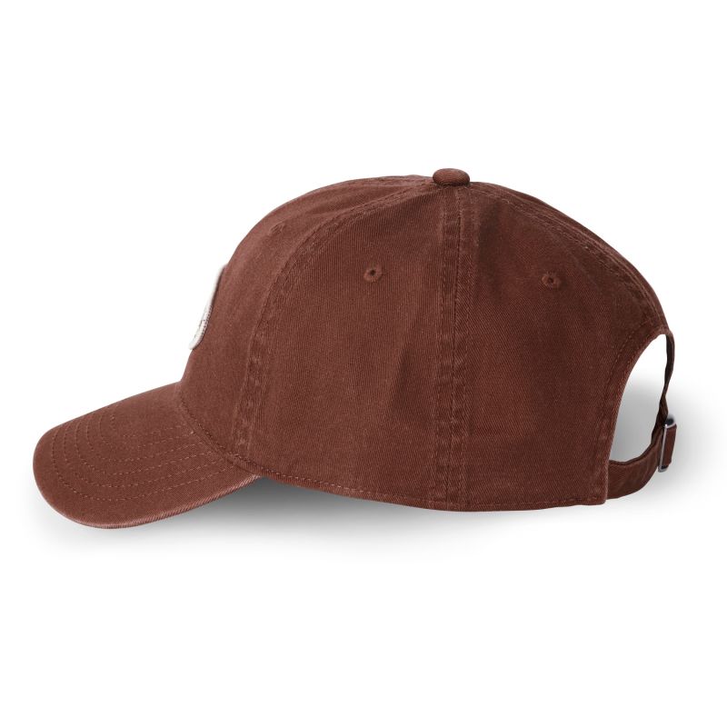 Casquette Vondutch Marron/Beige Dad cap Strapback / Boucle LOG