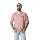 Tee Shirt Rose coupe Régular Col V effet Flammé CLASSIC | Homme - Vondutch