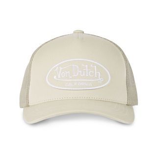 Casquette Vondutch Beige Trucker Strapback / Boucle LOFB