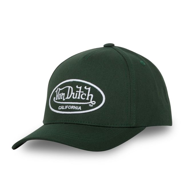 Casquette Vondutch Vert/Blanc Baseball Strapback / Boucle LOF