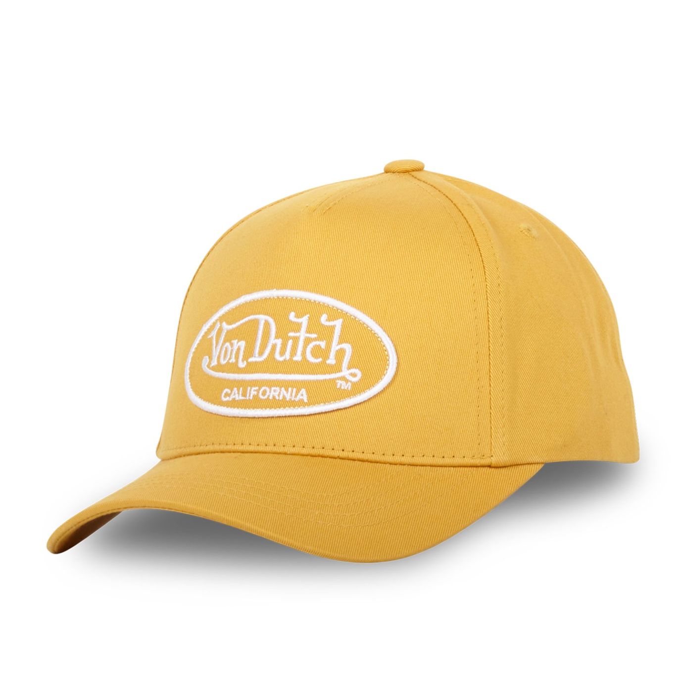 Casquette Vondutch Jaune/Blanc Baseball Strapback / Boucle LOF