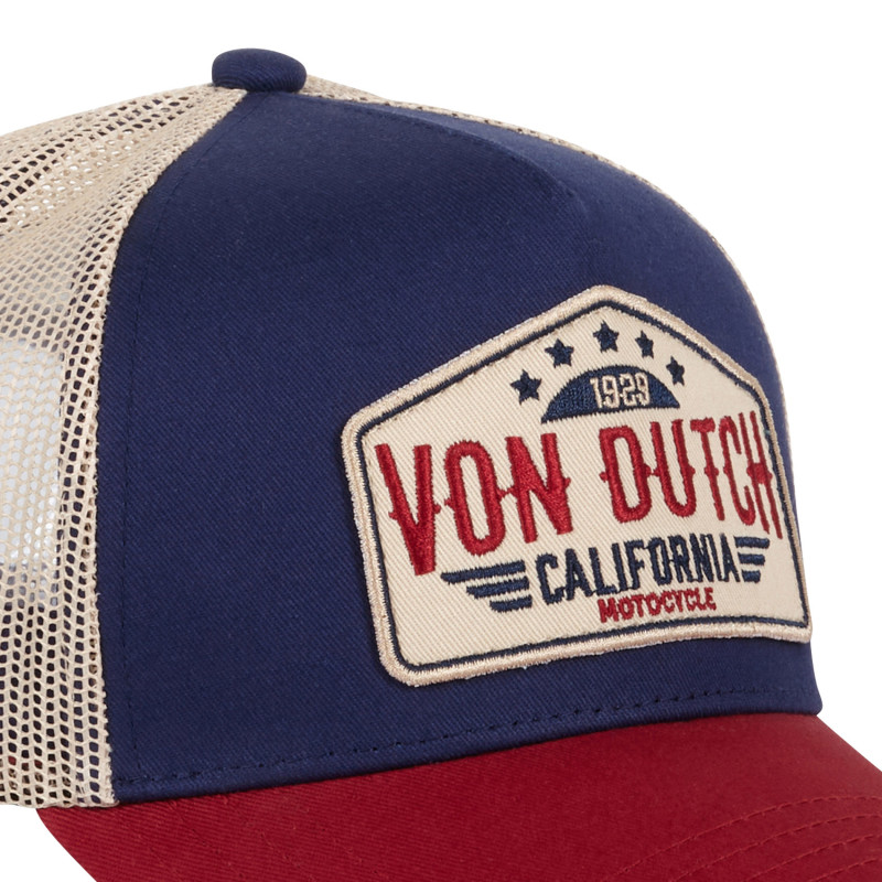 Casquette Vondutch Bleue Trucker Snapback GARAGE