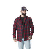 Chemise en Flanelle à carreaux coupe Regular Manches longues Rouge JACK | Homme - Vondutch