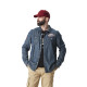Chemise en Coton Denim coupe Regular Manches longues Bleue CHAMBRAY | Homme - Vondutch