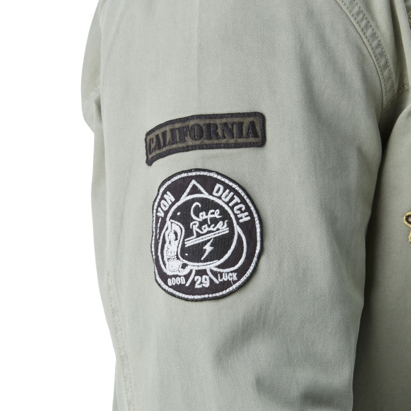 Veste homme militaires avec badges Airbone