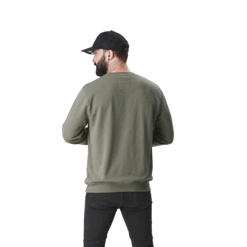Sweat Sans capuche Kaki KAT | Homme - Vondutch