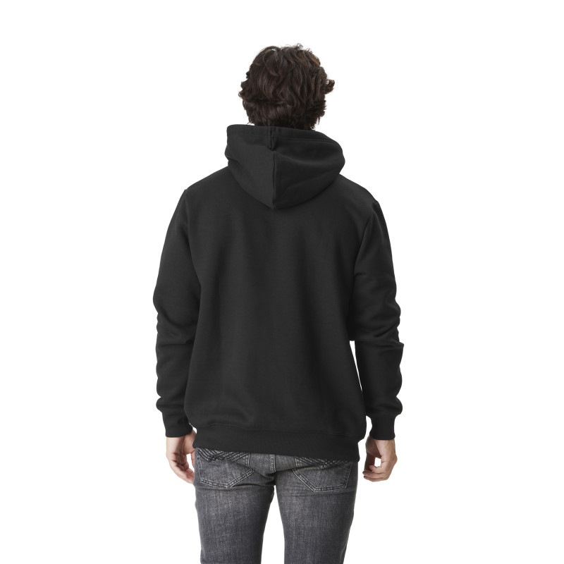Sweat à capuche Noir Molletoné RODS | Homme - Vondutch
