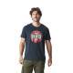 T-shirt homme col rond coton slub avec Logo Amazing