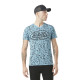 T-shirt homme col v imprimé en coton Tyron