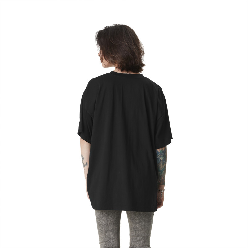 Tee Shirt Noir coupe Oversize Col rond CONCERT | Femme - Vondutch