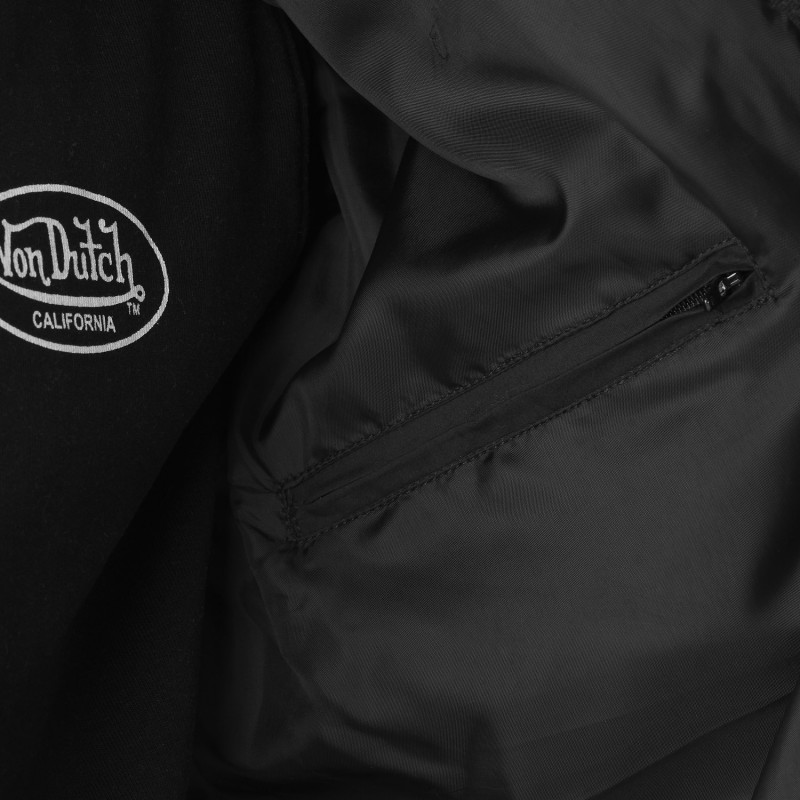 Veste homme à carreaux avec capuche molleton détachable Bastos