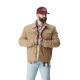Blouson en Velours, Matelassé Hiver Beige VELVET | Homme - Vondutch