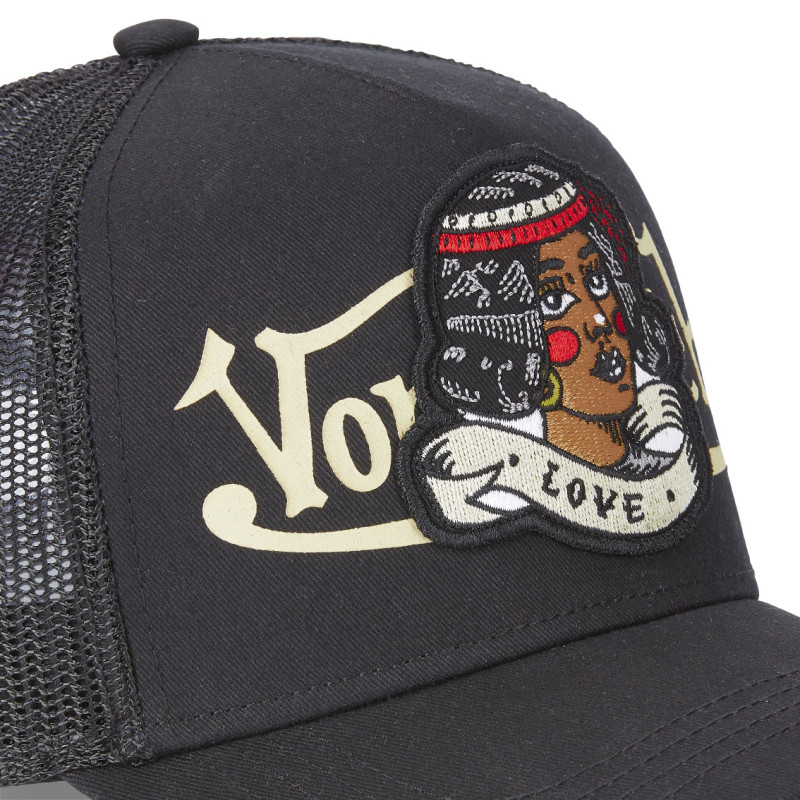 Casquette Vondutch Noire Trucker Snapback LOVE
