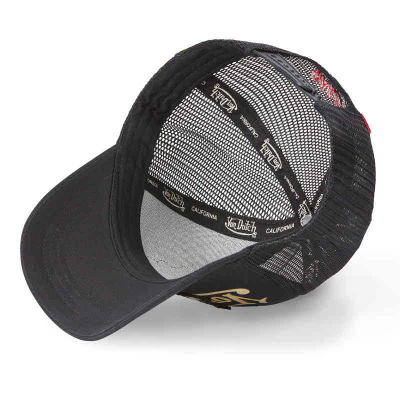 Casquette Vondutch Noire Trucker Snapback LOVE