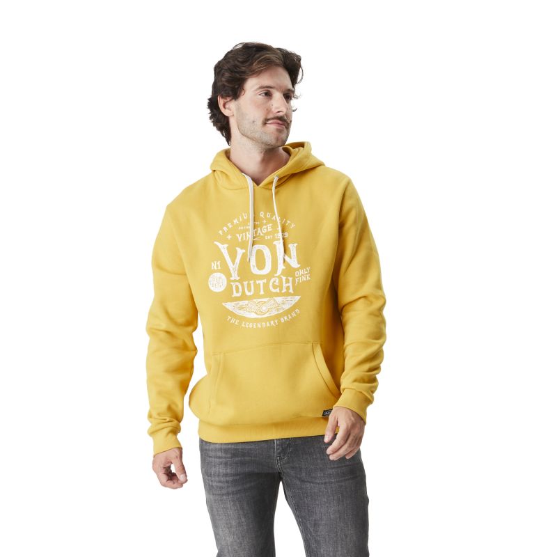 Sweat à capuche homme avec print devant Prest