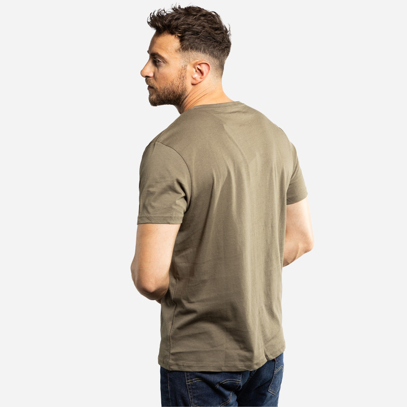 T-shirt col rond en coton homme Logo