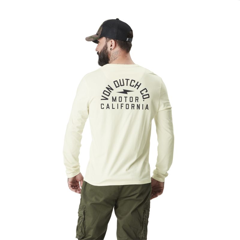 T-shirt homme à manches longues stretch avec logo Hiro