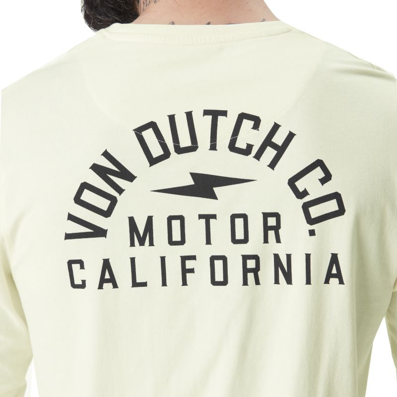 T-shirt homme à manches longues stretch avec logo Hiro