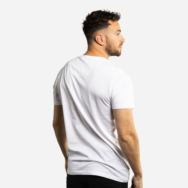 T-shirt col rond en coton homme Logo