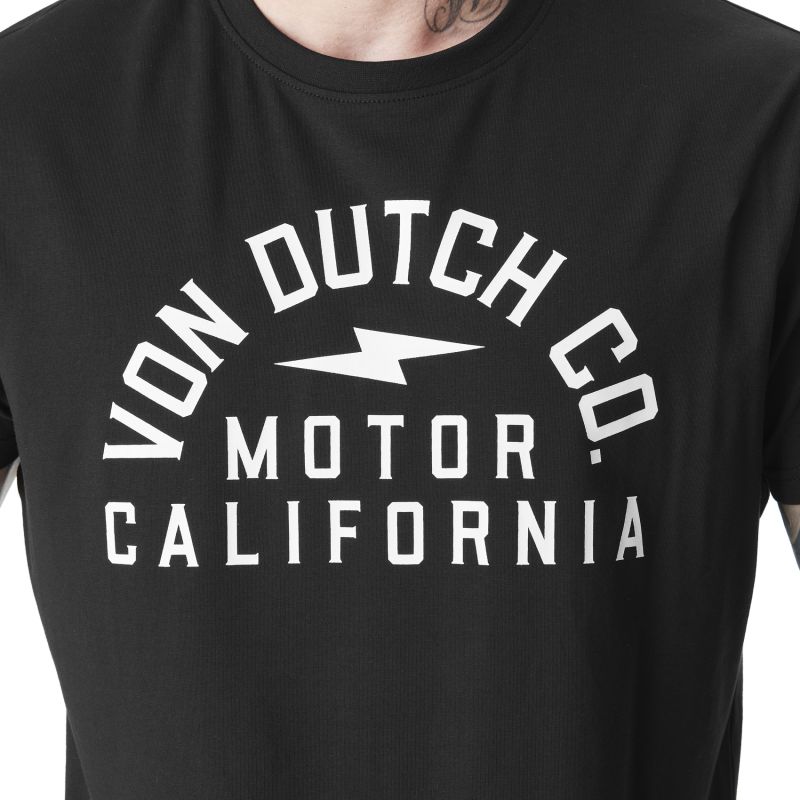 T-shirt homme col rond stretch avec logo Aki