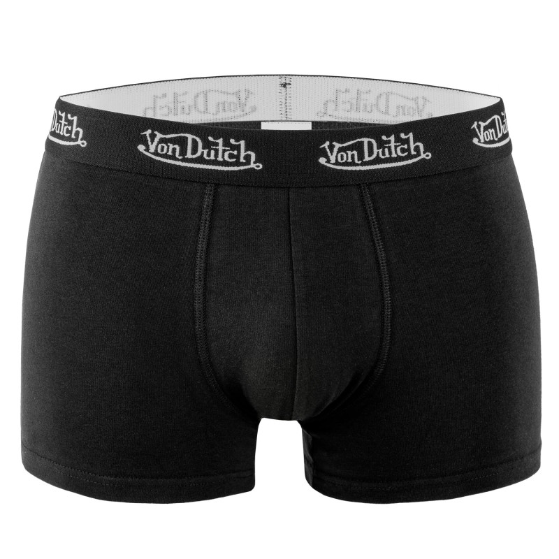 Lot de 4 Boxers homme Coton Noir, Gris, Collection Basic | Vondutch
