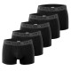 Lot de 5 Boxers homme Coton Noir, Collection Original | Vondutch