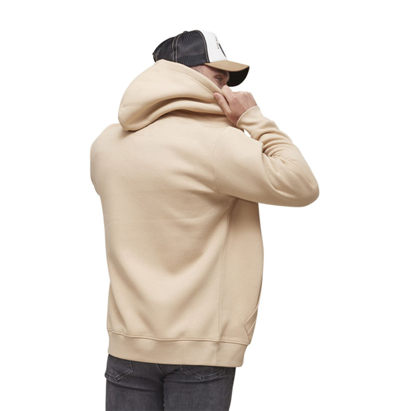 Sweat à Capuche Zippé Beige SLIMAN | Homme - Vondutch