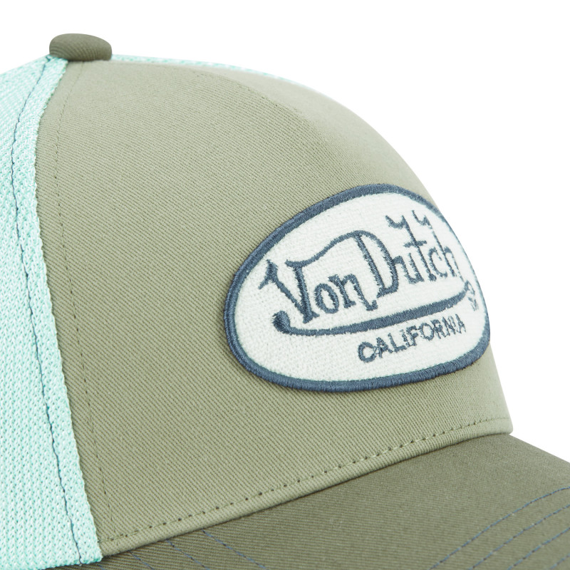 Casquette baseball avec filet et patch en bouclette et broderie Terry