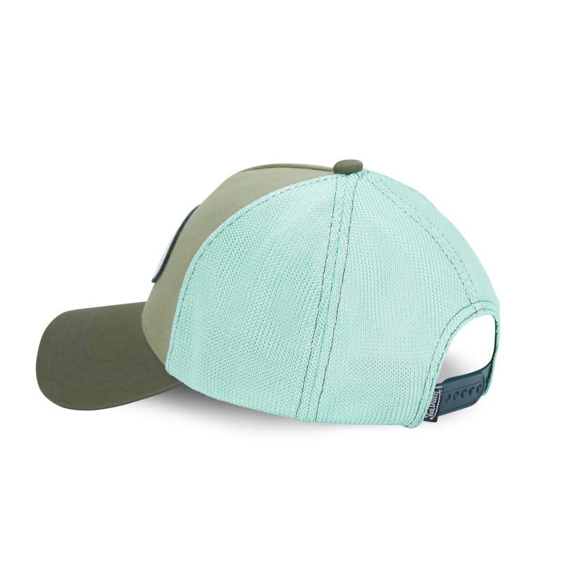 Casquette baseball avec filet et patch en bouclette et broderie Terry