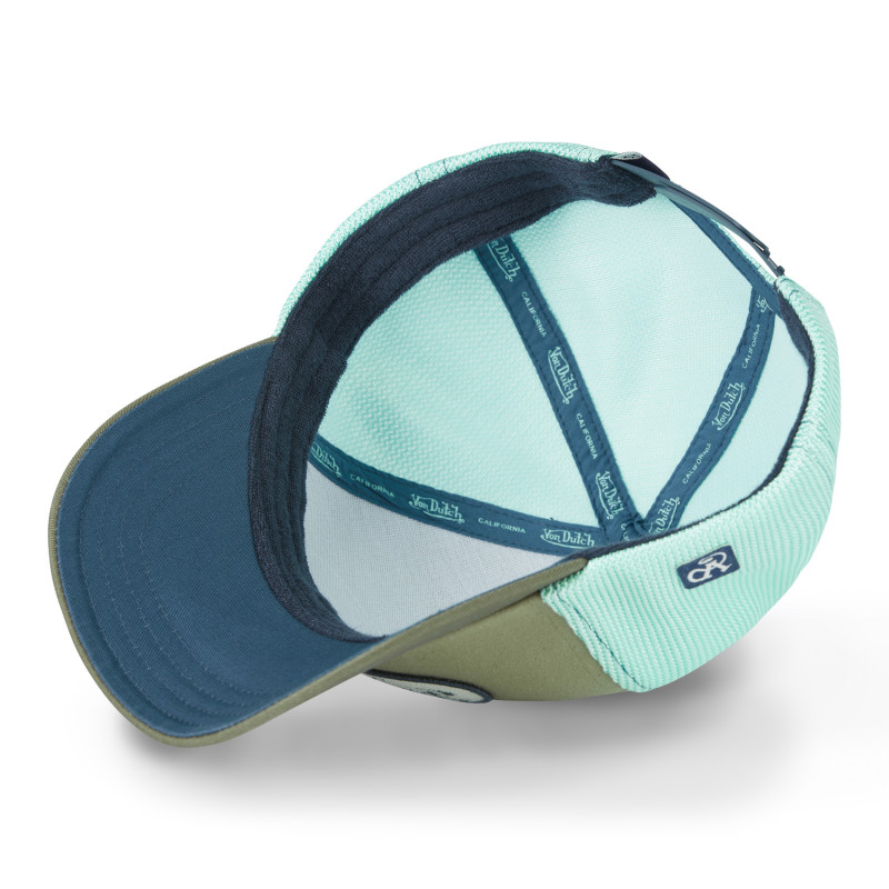 Casquette baseball avec filet et patch en bouclette et broderie Terry