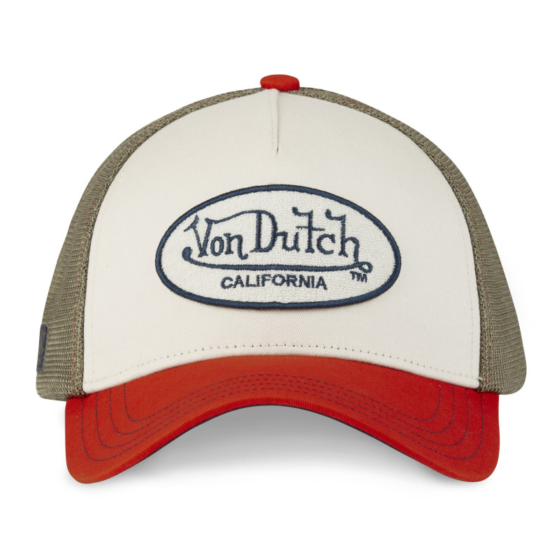 Casquette baseball avec filet et patch en bouclette et broderie Terry