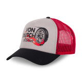 Casquette Vondutch Rouge Trucker Snapback effet Bambou CREW