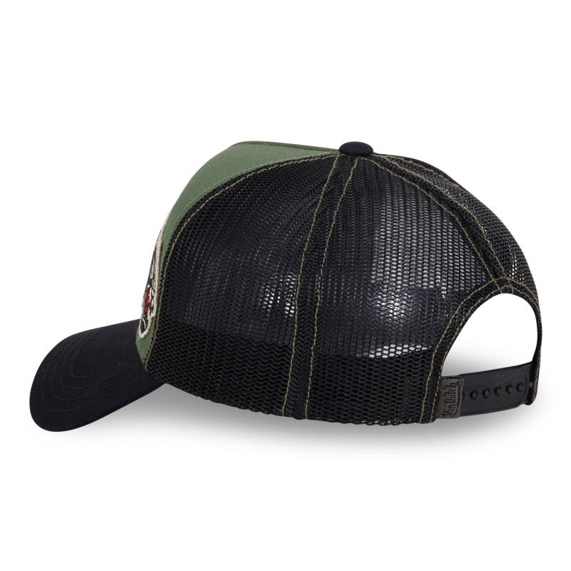Casquette Vondutch Kaki, Noir, Trucker Snapback PATCHES | Von Dutch