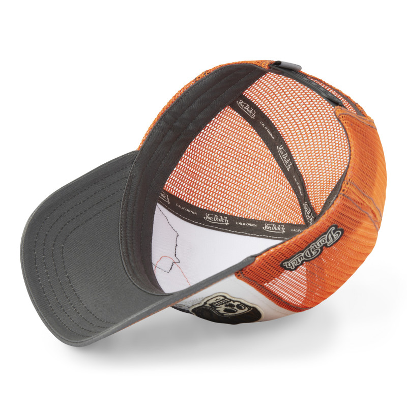 Casquette trucker avec filet en sergé de coton Patches